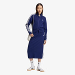 Bunda adidas Knitted Firebird Track Top Dark Blue/ White XS