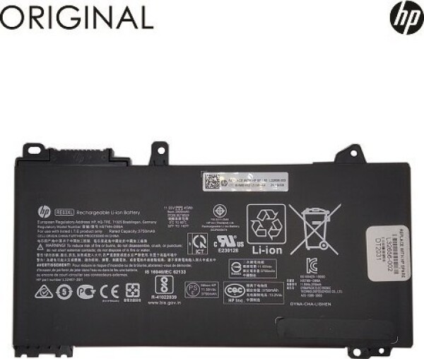 Extra Digital Nešiojamo kompiuterio baterija HP RE03XL, 3900mAh, Original