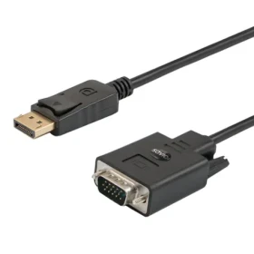 SAVIO CL-92 VGA - DisplayPort adaptér FM čierna (KABSAVMON0035)