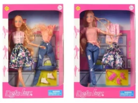 MaDe 00837 Bábika s oblečením a doplnkami