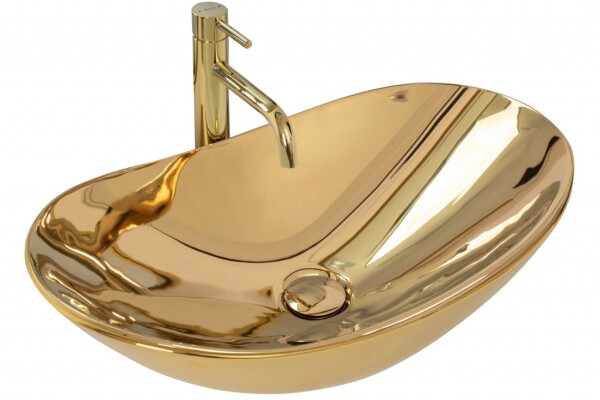 REA - Umývadlo na dosku Royal Gold REA-U4545