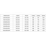 MEXEN/S - Lunar-B Duo sprchovací kút dvere krídlové 85 x 70, transparent, zlato 832-085L-070P-50-00