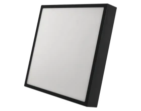 Stropné/nástenné LED osvetlenie Nexxo 30x30 cm, čierne štvorcové%