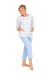 Dámske pyžamo Martel Maria II 201 3/4 M-2XL modrá XXL