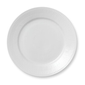 Royal Copenhagen Porcelánový tanier White Fluted 22 cm
