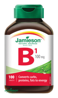 JAMIESON Vitamín B1 tiamín 100 mg 100 tbl. tbl 100