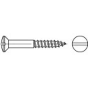 TOOLCRAFT TO-5445924 skrutka do dreva so zápustnou šošovkovou hlavou 2 mm 16 mm drážka DIN 95 mosaz 500 ks; TO-5445924