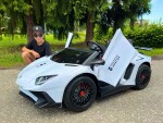 Mamido Elektrické autíčko Lamborghini Aventador SV Strong 200W 24V biele