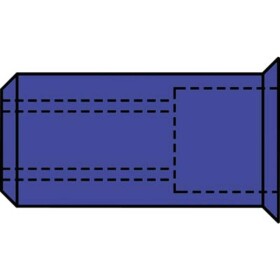 Gesipa 1433712 slepá nitovacie matice (Ø x d) 7 mm x 12.5 mm M5 ocel 500 ks; 1433712