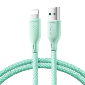 Joyroom Multi-Color Series S-A34 Nabíjací kábel USB-A (M) - Lightning (M) 3A 1m zelená (6941237110541)
