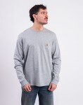 Carhartt WIP L/S Pocket T-Shirt Grey Heather L