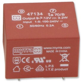 Myrra 47200 sieťový adaptér / napájanie 5 V 1.5 A; 47200