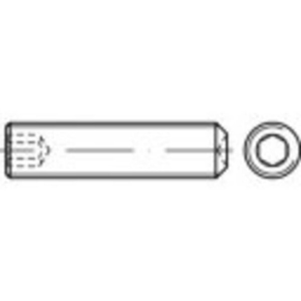 TOOLCRAFT TO-5371059 závitový kolík M5 30 mm nerezová ocel A1, A2 25 ks; TO-5371059