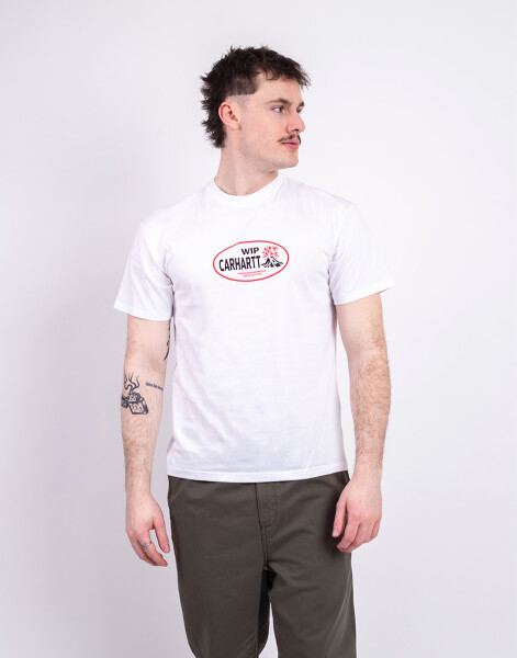 Carhartt WIP S/S Harlequin BBQ T-Shirt White XL