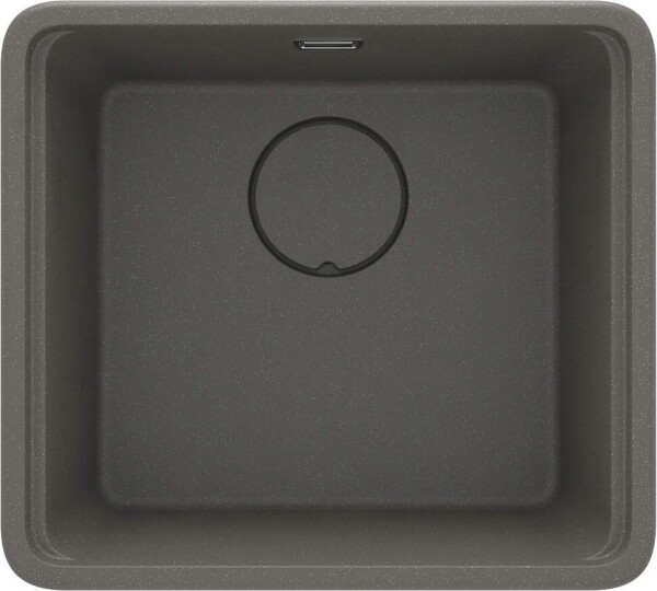 DEANTE DEANTE - Momi anthracite metallic Granitový drez, 1-bowl ZKM_T10A