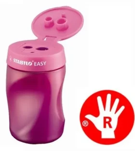 STABILO® EASYsharpener Orezávatko pre pravákov ružové (143222)