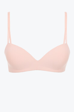 Dámska bezdrôtová push-up podprsenka Seductive Comfort 000QF6017E A4E peach - Calvin Klein 80C