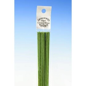 Aranžovací drôt zelený 36 cm 25 ks č.20 - Hamilworth - Hamilworth