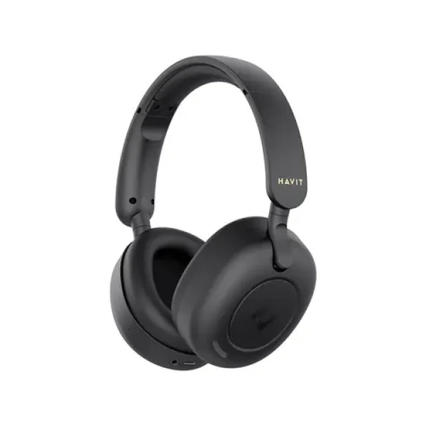 Havit H655BT čierna / Bezdrôtové slúchadlá / ANC / Bluetooth 5.3 / až 76 h / USB-C (H655BT black)