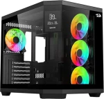 Redragon Vision ARGB GC-625-PRO čierna / Skriňa pre PC / Middle Tower / ATX / 4X ARGB 120 mm / Tempered Glass (GC-625-PRO)