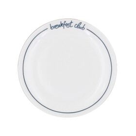 Eulenschnitt Porcelánový tanier Breakfast Club Ø 20,4 cm – dark blue