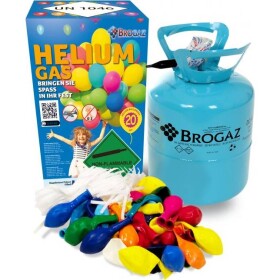 Hélium pre balóny 20 - 5l + 20ks balónov - Brogaz - Brogaz