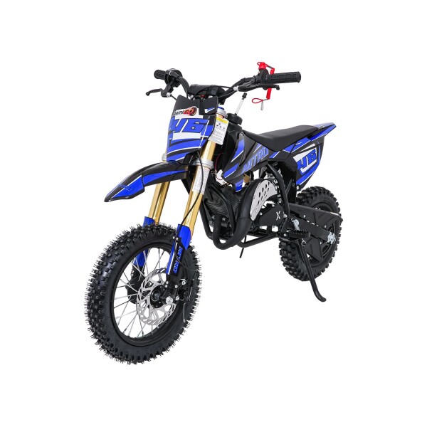 Mamido Detská benzínová motorka RamiGO NITRO 60CC modrá