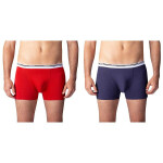 Dvojité balenie bavlnených boxeriek BOXER COLOURS 2x - BELLINDA - červená XL