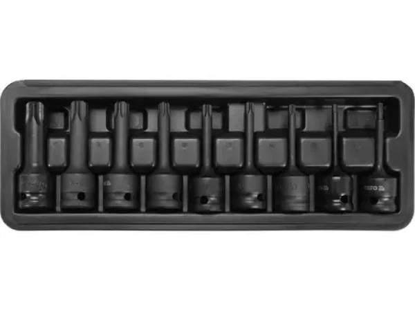 YATO YT-10654 / Sada nástrčných rázových nástavcov torx 1/2 9ks (YT-10654)