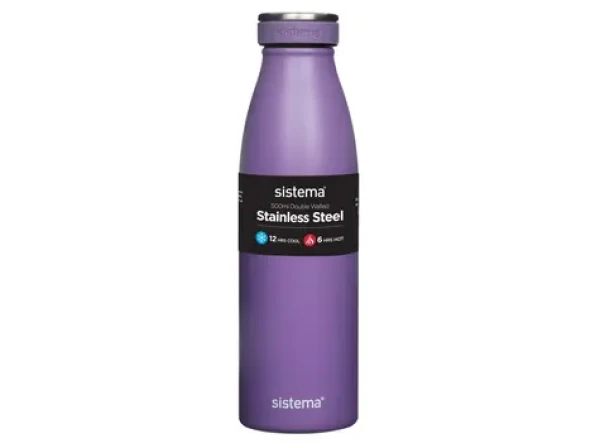 Sistema Hydrate Stainless Steel Termofľaša 500 ml fialová (8592001419599)