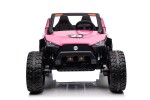 Mamido Mamido Elektrické autíčko buggy Clash 24V 4x200W 16km/h 60kg 2x12V14Ah ružové