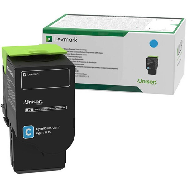 Lexmark C2325 C2425 C2535 MC2325 MC2425 MC2535 MC2640 vratný toner originál náhradný Lexmark C232HC0 zelenomodrá Maximálny rozsah stárnek 2300 Seiten; C232HC0