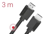 HDMI 2.0b prepojovací kábel 3 m / Kábel / HDMI-HDMI / 4K (200703)