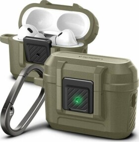 Spigen Lock Fit púzdro pre AirPods Pro 2 vintage khaki (ACS05911)