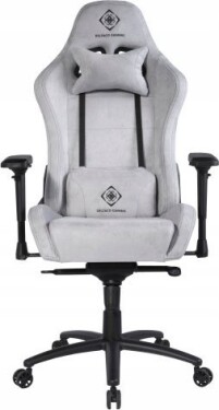 Deltaco Žaidimų kėdė Deltaco DC440 iš minkšto Alcantara audinio Gaming Chair, Pilka