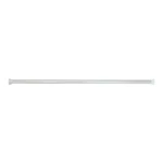 Spirella KRETA tyč na sprchový záves 125 - 220 cm lesklá biela / bez vŕtania / hliník (7610583103284)
