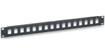 Intellinet 513593 / Patch panel / Keystone / Neosadený / 1U / 19" (513593)