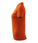Dámske tričko Pique Polo oranžové XL