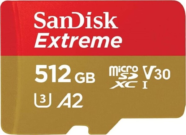 SanDisk Extreme MicroSDXC Class 10 (SDSQXAV-512G-GN6MA)