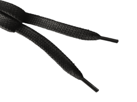 Šnúrky Collonil bavlnené, čierne, ploché Veľkosť ponožiek: 90 cm EUR