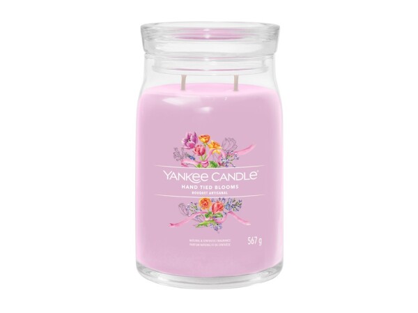 Yankee Candle Signature Hand Tied Blooms veľký pohár 567g / doba horenia až: 90h (5038581151113)