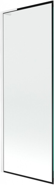 MEXEN/S - Next L vaňová zástena FIX 70 x 150, čierna vzor, biela 895-070-000-03-70-20