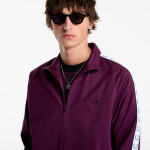 Mikina FRED PERRY Contrast Tape Track Jacket Plum XL