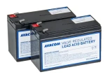 Avacom RBC177 / Kit pre renováciu batérie UPS / 2 ks / 9 Ah / VRLA HR (AVA-RBC177-KIT)