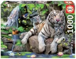 Educa Puzzle Bieli bengálski tigre