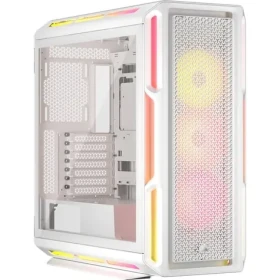 Corsair iCUE 5000T LX RGB biela / E-ATX / 1x USB-C 3.2 / 4X USB-A / bez zdroja / priehľadná bočnica (CC-9011299-WW)