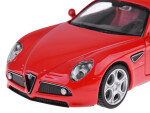 Mamido Auto kovové model Alfa Romeo 8C Competizione mierka 1:32 svetla