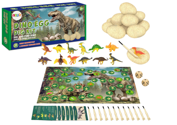 Mamido Sada dinosaurích vajec a dosková hra