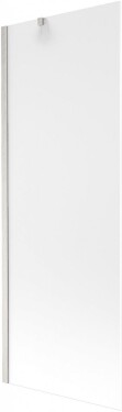 MEXEN/S - Next vaňová zástena FIX 70 x 150, dekor, nikel kartáčovaná 895-070-000-00-30-97