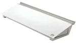 NOBO Sklenená podložka na poznámky biela / Podložka na poznámky / 460x150x60 mm (1905174)
